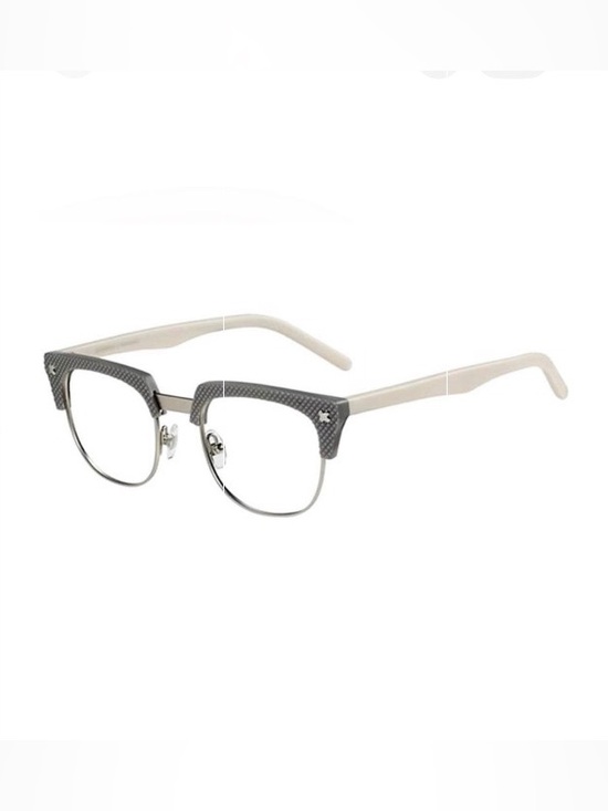 Pro Designs Accessories - PRO DESIGNS NWOT Retro Cat Eye Texture Front Grey & Vanilla  40-28-140 Eyrglass